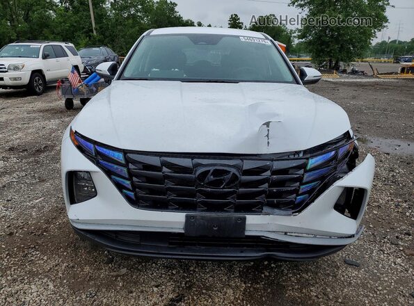 5NMJACAE3NH083346 2022 HYUNDAI TUCSON White Դիմացի տեսք