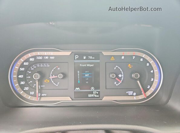5NMJACAE3PH208185 2023 HYUNDAI TUCSON Black Vista del cuadro de instrumentos