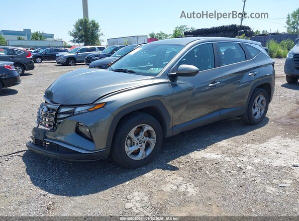 5NMJACAE4NH016416 2022 HYUNDAI TUCSON Gray Vista tres cuartos delantera izquierda