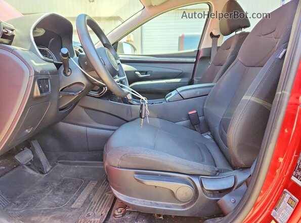 5NMJACAE4NH059444 2022 HYUNDAI TUCSON Red წინა სალონის ხედი