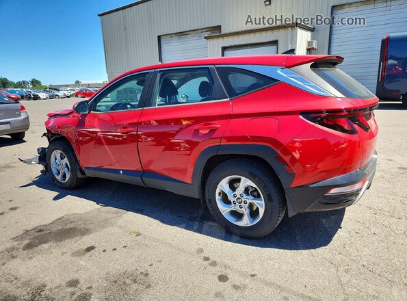 5NMJACAE4NH059444 2022 HYUNDAI TUCSON Red უკანა მარცხენა