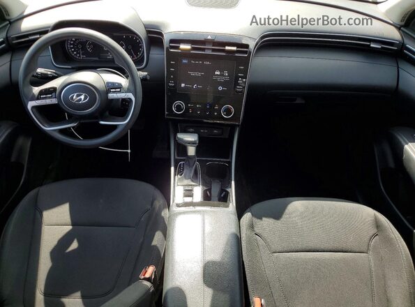 5NMJACAE7NH153995 2022 HYUNDAI TUCSON Black Սալոնի դիմացի տեսք