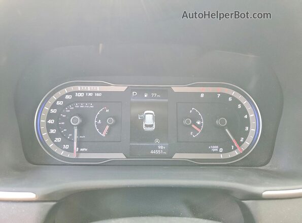 5NMJACAE7NH153995 2022 HYUNDAI TUCSON Black Առջևի վահանակի տեսք