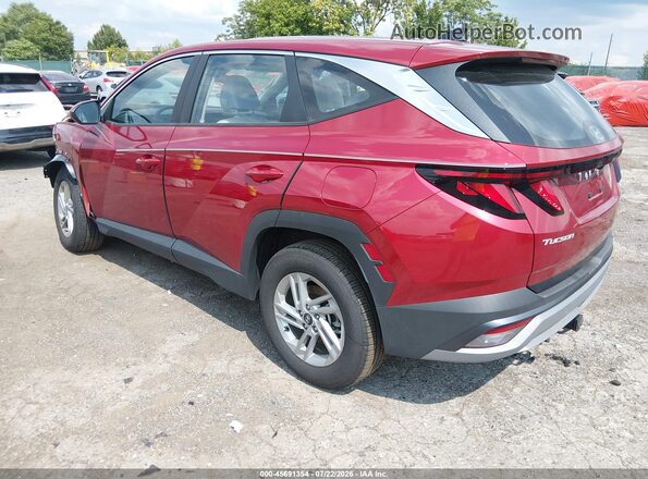 5NMJACDE5TH634529 2026 HYUNDAI TUCSON Бордовый Задняя левая четверть