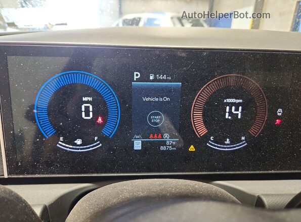 5NMJACDE7SH566751 2025 HYUNDAI TUCSON Red ხელსაწყოთა პანელის ხედი
