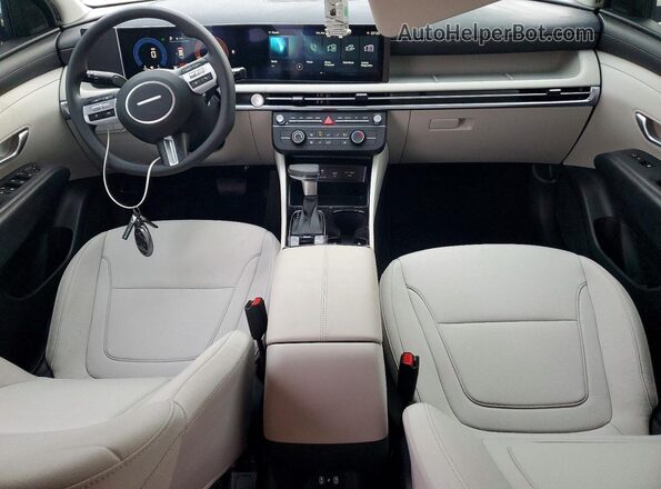 5NMJACDEXSH575248 2025 HYUNDAI TUCSON White Вид панелі приладів