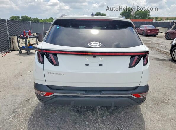 5NMJB3AE0NH155844 2022 HYUNDAI TUCSON White Vista trasera