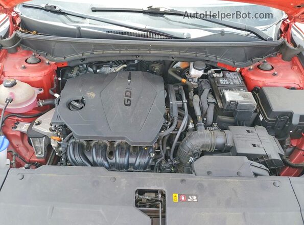 5NMJB3AE3PH208054 2023 HYUNDAI TUCSON Red Շարժիչի բաժամունքի տեսք