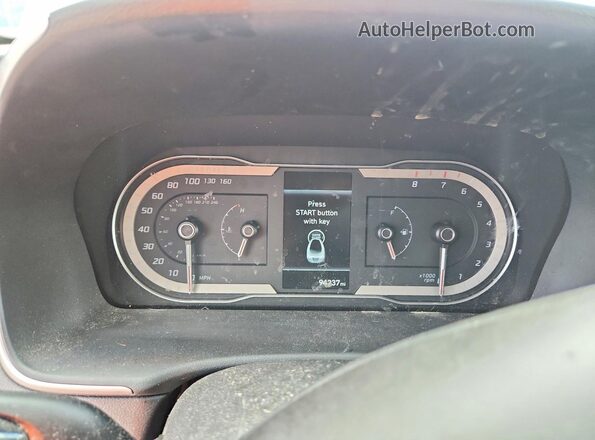 5NMJB3AE7NH139785 2022 HYUNDAI TUCSON Silver Instrument cluster view