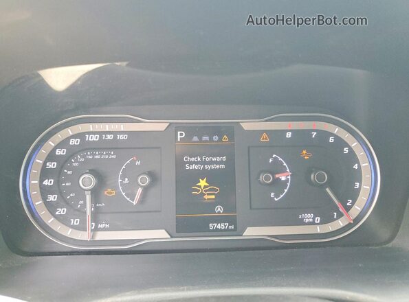 5NMJB3AE7PH188231 2023 HYUNDAI TUCSON Gray Instrument cluster view