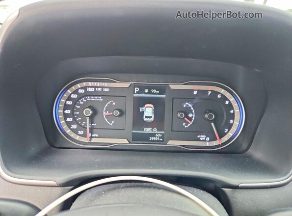 5NMJB3AE7PH233202 2023 HYUNDAI TUCSON White Vista del cuadro de instrumentos