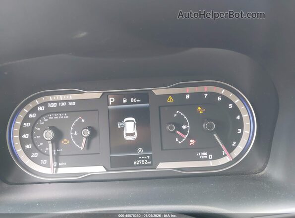 5NMJB3AE9NH092825 2022 HYUNDAI TUCSON Gray Widok tylnych siedzeń
