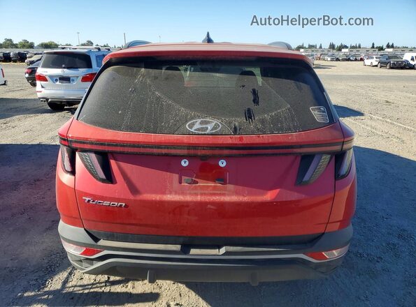 5NMJB3AEXNH069408 2022 HYUNDAI TUCSON Red Вид ззаду