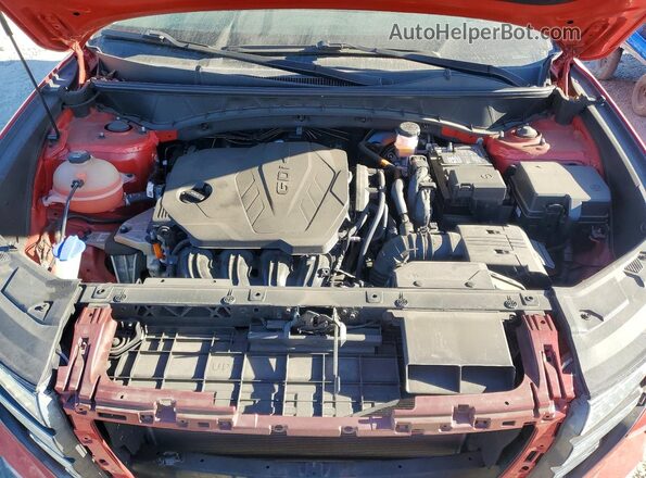 5NMJB3AEXNH069408 2022 HYUNDAI TUCSON Red Вид підкапотного простору