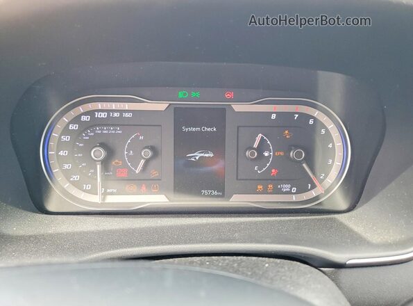 5NMJB3AEXPH196467 2023 HYUNDAI TUCSON Gray Vista del cuadro de instrumentos