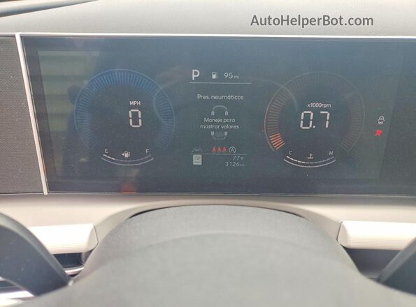 5NMJB3DE0TH609129 2026 HYUNDAI TUCSON Gray Instrument cluster view