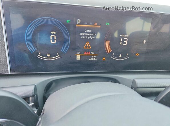 5NMJB3DE0TH723020 2026 HYUNDAI TUCSON Black ხელსაწყოთა პანელის ხედი