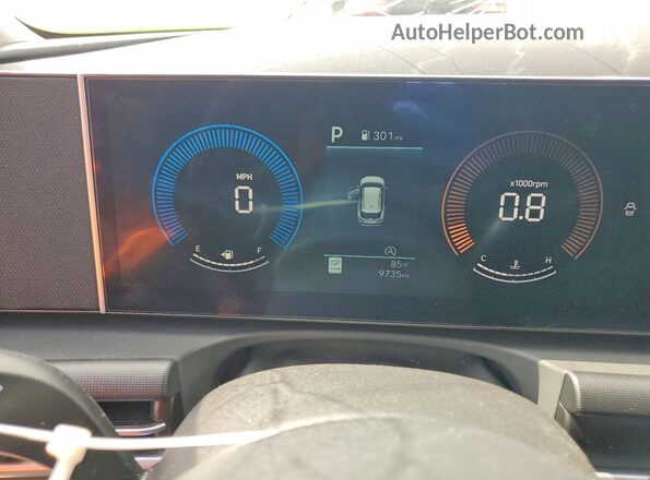 5NMJB3DE1SH487704 2025 HYUNDAI TUCSON Gray Instrument cluster view