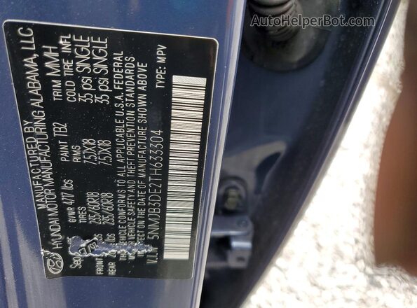5NMJB3DE2TH633304 2026 HYUNDAI TUCSON White 360 interior view