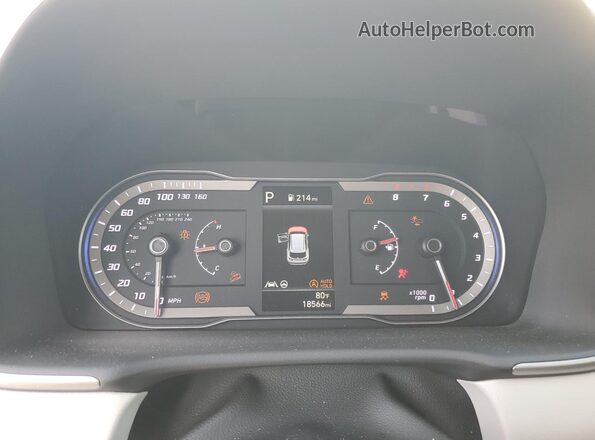 5NMJB3DE3RH302935 2024 HYUNDAI TUCSON White Instrument cluster view