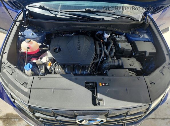 5NMJB3DE5RH359010 2024 HYUNDAI TUCSON Blue Widok komory silnika