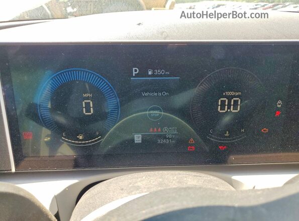 5NMJB3DE5SH452955 2025 HYUNDAI TUCSON White Սարքավորումների վահանակի տեսք