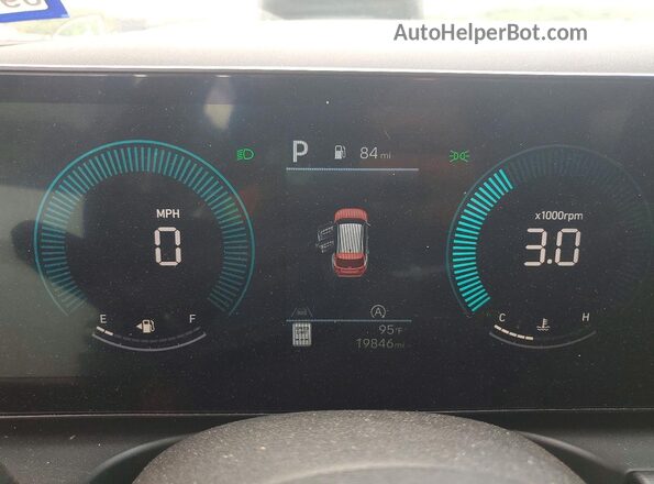 5NMJB3DE7TH636246 2026 HYUNDAI TUCSON White Вид щитка приладів
