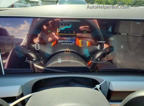 5NMJB3DE7TH697175 2026 HYUNDAI TUCSON White Вид щитка приладів
