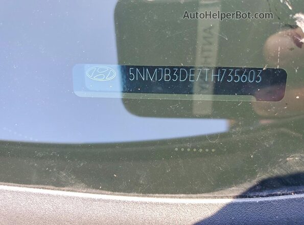 5NMJB3DE7TH735603 2026 HYUNDAI TUCSON Gray VIN sticker view