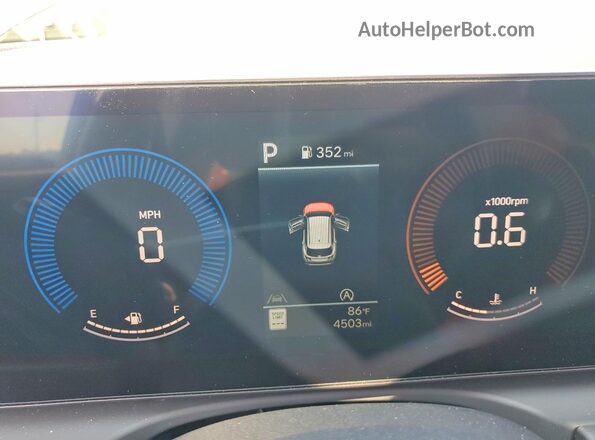 5NMJB3DE7TH735603 2026 HYUNDAI TUCSON Gray Instrument cluster view