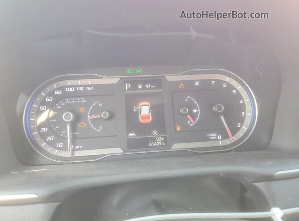 5NMJB3DE8RH321044 2024 HYUNDAI TUCSON Pink Instrument cluster view