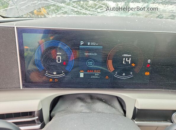 5NMJB3DE8SH446390 2025 HYUNDAI TUCSON Black ხელსაწყოთა პანელის ხედი