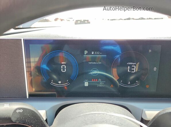 5NMJB3DE8TH695774 2026 HYUNDAI TUCSON Blue Вид щитка приладів