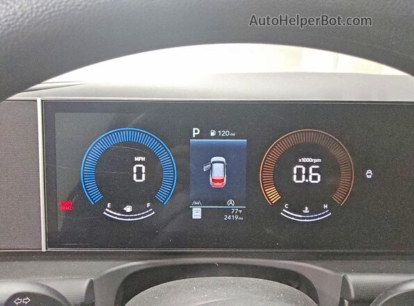 5NMJB3DE9TH735523 2026 HYUNDAI TUCSON Gray Вид щитка приладів