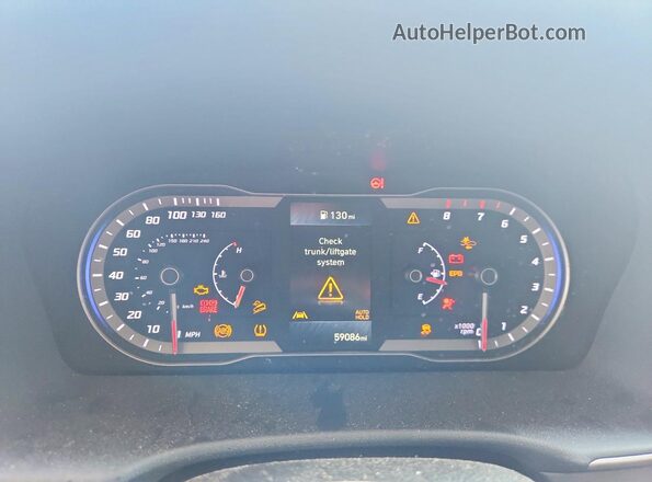 5NMJB3DEXRH387739 2024 HYUNDAI TUCSON Gray Вид щитка приладів