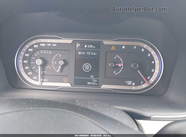 5NMJBCAE0NH054433 2022 HYUNDAI TUCSON Silver Widok tylnych siedzeń