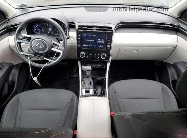 5NMJBCAE1NH032490 2022 HYUNDAI TUCSON Gray Вид панелі приладів