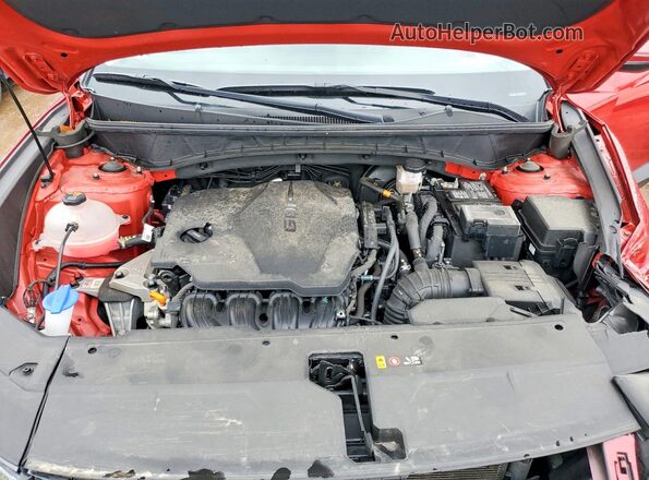 5NMJBCAE1NH043473 2022 HYUNDAI TUCSON Red Вид задньої частини салону