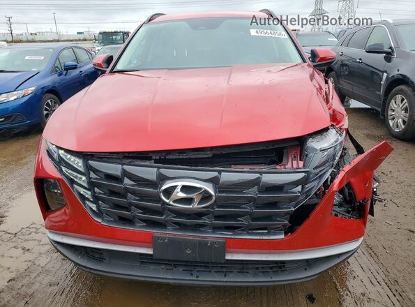 5NMJBCAE1NH043473 2022 HYUNDAI TUCSON Red Вид спереду