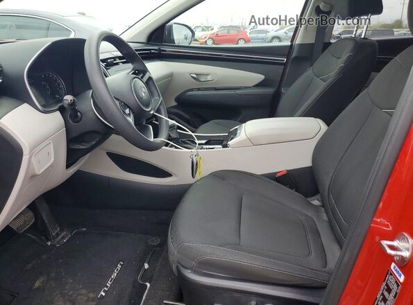 5NMJBCAE1NH043473 2022 HYUNDAI TUCSON Red Вид салону спереду