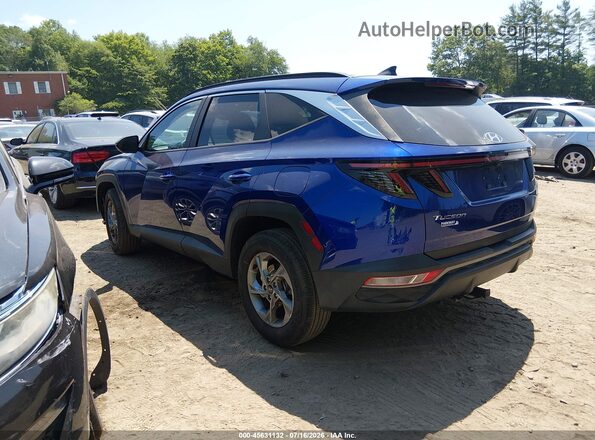 5NMJBCAE2NH145509 2022 HYUNDAI TUCSON Blue Trasero izquierdo