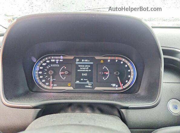 5NMJBCAE2PH292464 2023 HYUNDAI TUCSON Gray Instrument cluster view