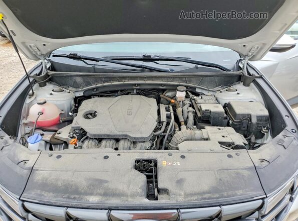 5NMJBCAE3NH082548 2022 HYUNDAI TUCSON Silver Widok komory silnika