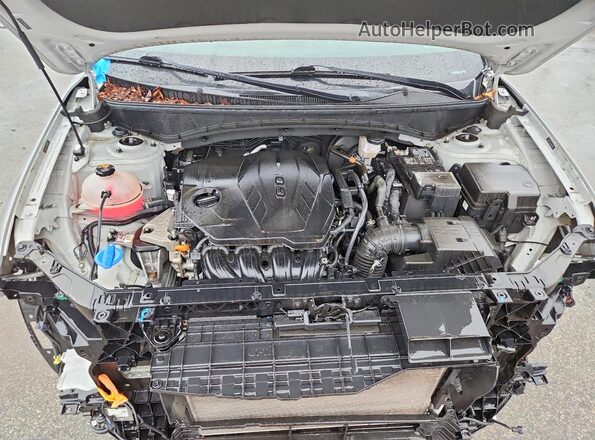 5NMJBCAE4NH032399 2022 HYUNDAI TUCSON Silver Vista del compartimento del motor