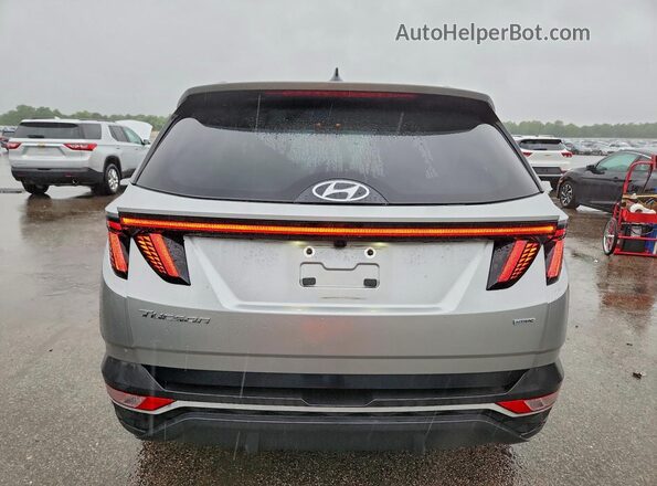 5NMJBCAE4NH032399 2022 HYUNDAI TUCSON Silver Vista trasera