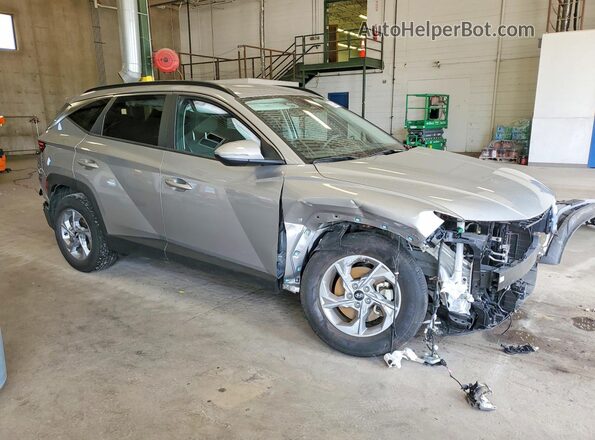 5NMJBCAE4PH256341 2023 HYUNDAI TUCSON Silver Delantero derecho