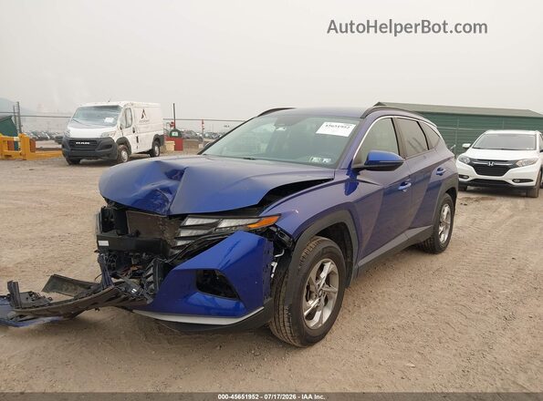 5NMJBCAE5NH044836 2022 HYUNDAI TUCSON Blue Front left