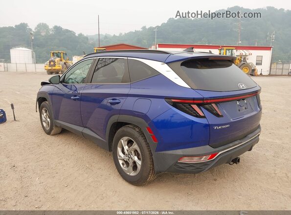 5NMJBCAE5NH044836 2022 HYUNDAI TUCSON Blue Rear left