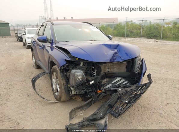 5NMJBCAE5NH044836 2022 HYUNDAI TUCSON Blue Front view