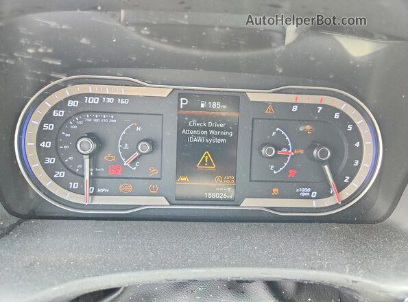 5NMJBCAE5PH179625 2023 HYUNDAI TUCSON Gray Вид щитка приладів